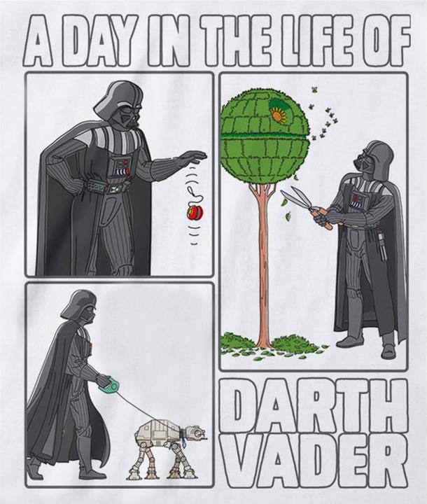 Actual product image Star Wars Day In The Life Of Tshirt (M)