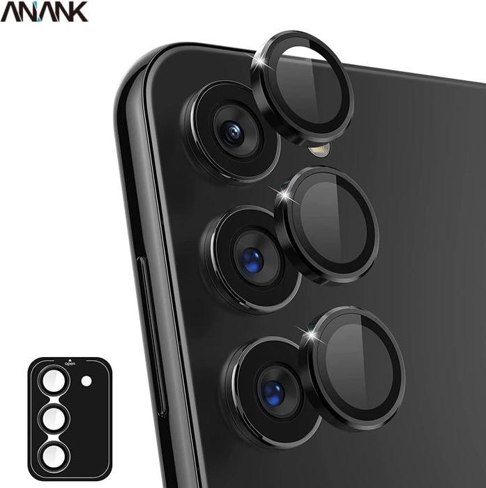 Produktbild Anank Samsung Galaxy S25 Plus - Panzerglas Rückkamera - Schwarz einzeln - (99AR + Corning) (1 Stück, Samsung Galaxy S25+)