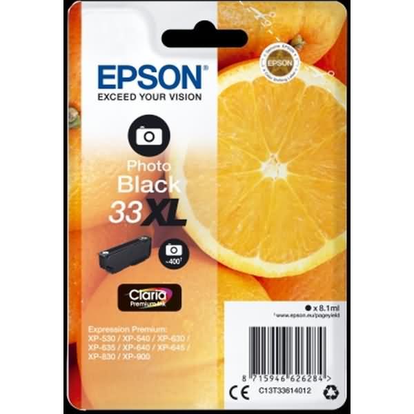 Immagine prodotto Epson 33XL Claria Premium (PBK)