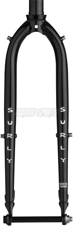 Image du produit Surly Fourche Midnight Special en acier, 650B/700C, 28.6-30, 400mm, 50mm, 100x12mm TA, FM Disc, black
