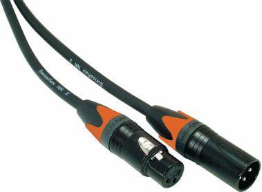 Contrik XLR f auf XLR m orange (3 m, XLR)