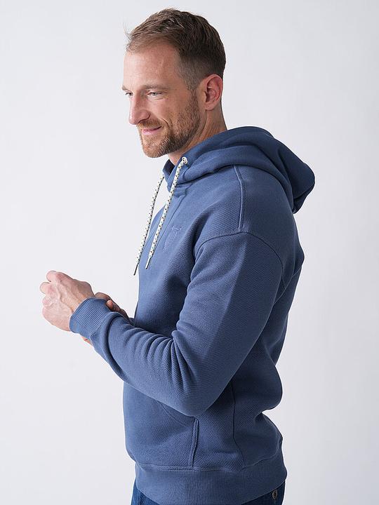 Actual product image KnowledgeCotton Apparel Loose Kangaroo Pocket Sweat with Embroidery (L)