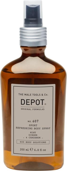 Depot No. 607 Sport Refreshing Body Spray Feuchtigkeitscreme für den Körper Män (Körperlotion, 200 ml)