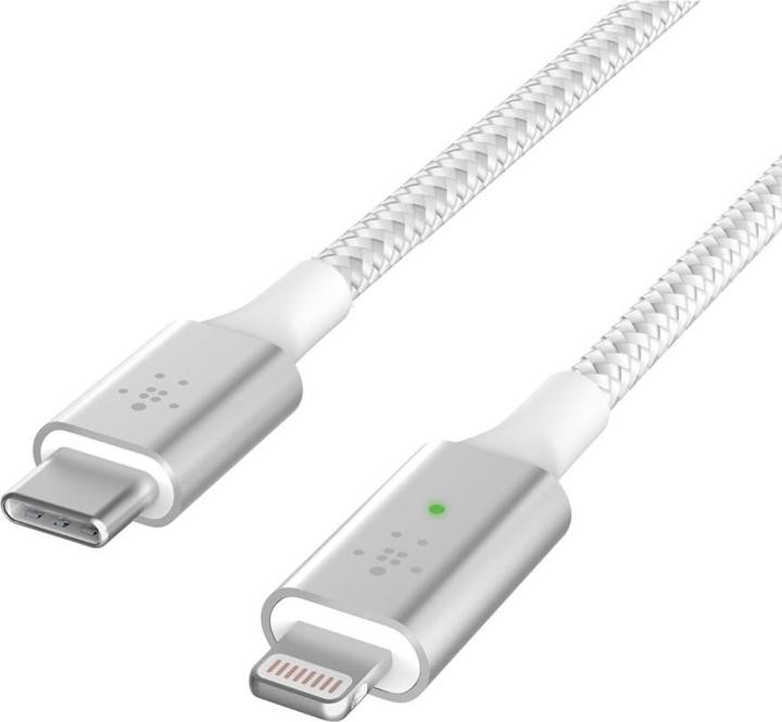 Actual product image Belkin USB charging cable Boost Charge LED USB-C - Lightning 1.2 m (1.20 m, USB 3.2 Gen 1)