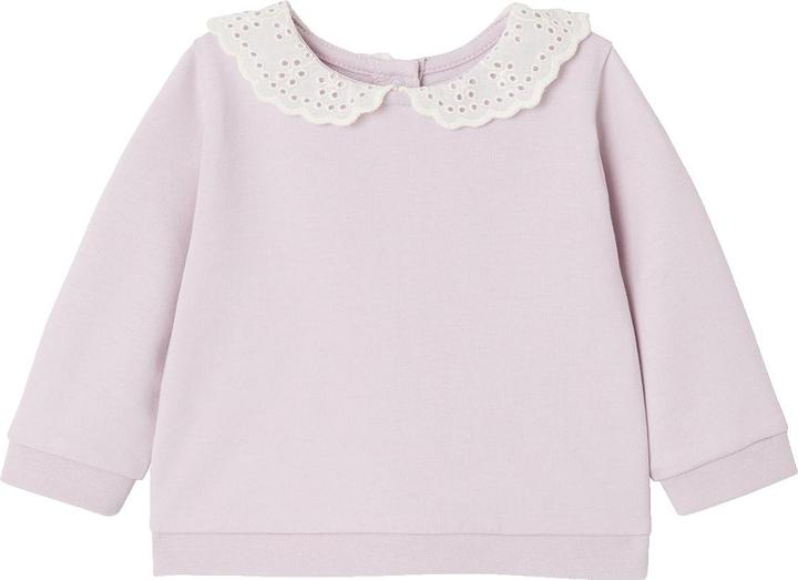 Produktbild Vertbaudet Bio-Kollektion: Baby Sweatshirt mit besticktem Kragen (74)