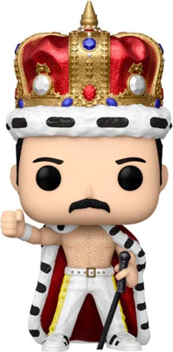 Produktbild Funko Pop! Rocks Queen : Freddie Mercury King (DGLT) EXM