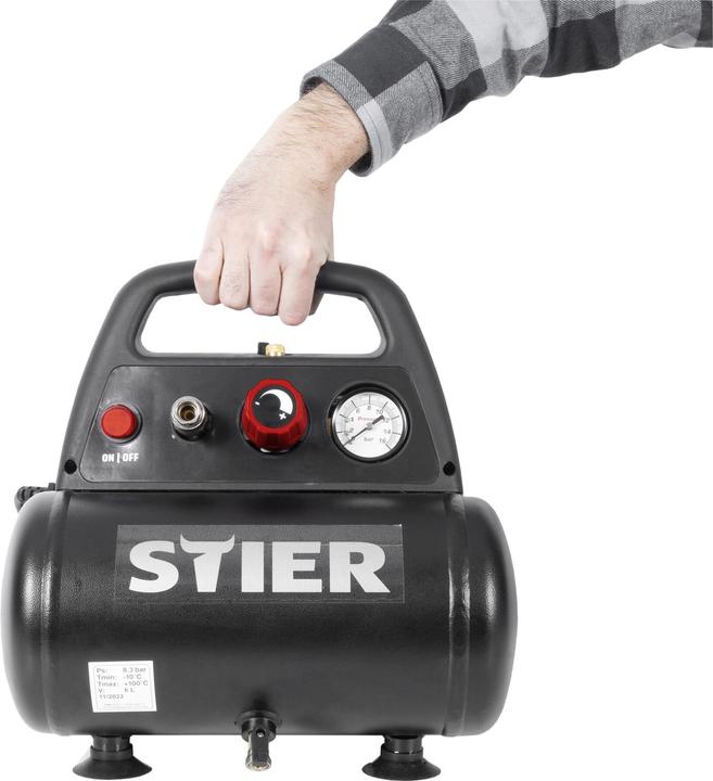 Image du produit Stier Compresseur (8 bar, 6 l)