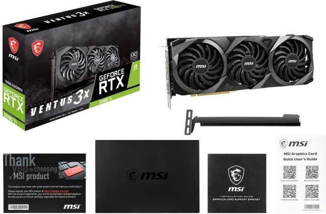 Produktbild MSI GeForce RTX 3080 Ti Ventus 3X 12G OC (12 GB)