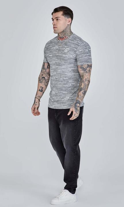 Immagine prodotto Siksilk Maglietta a maglia a coste (M)