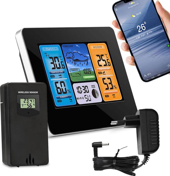 Produktbild Casativo WLAN-Funk-Wetterstation