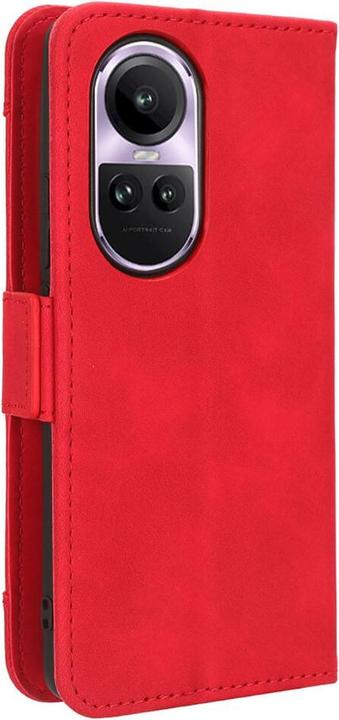 Actual product image Cover-Discount Oppo Reno 10 / 10 Pro - Case with card slots red (Oppo Reno 10 Pro, OPPO Reno 10)