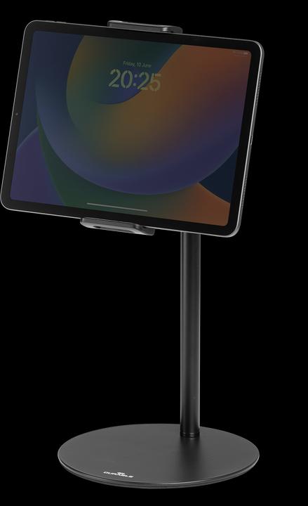 Actual product image Durable TWIST COMBI tablet holder black Table stand