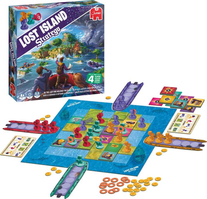 Produktbild Jumbo Stratego Lost Island, d/f/i (Deutsch, Französisch, Italienisch)