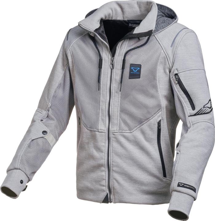 Macna BREEZE Hoodie hellgrau XXL (XXL)