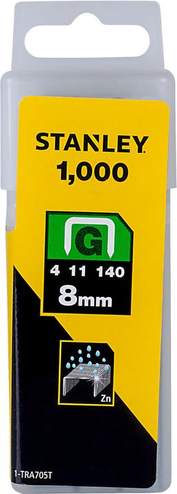 Produktbild Stanley Klammern Typ G (8mm) (1000 x)