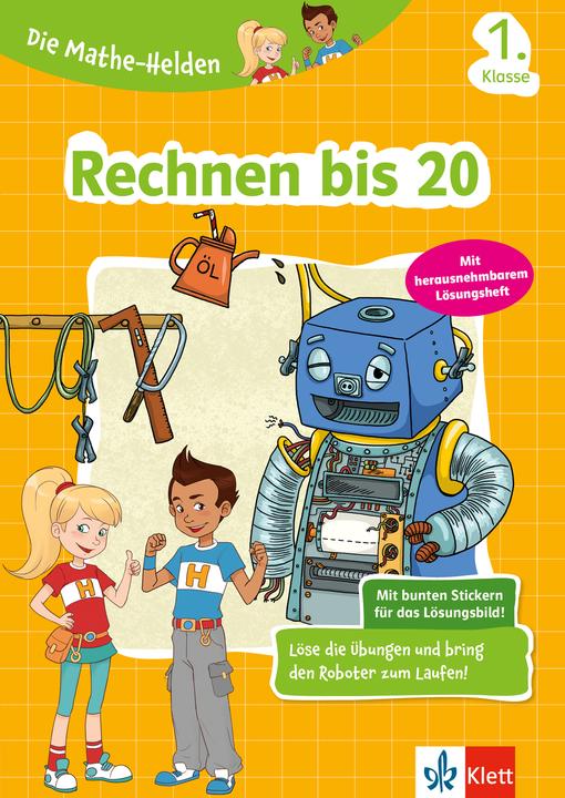 Die Mathe-Helden Rechnen bis 20 1. Klasse (German, Manon Sander, 2016)