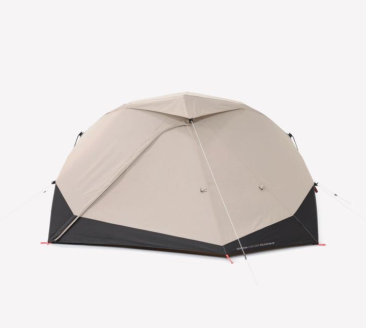 Actual product image Quechua Campingzelt Faltzelt - 2 Seconds Easy für 2 Personen Polybaumwolle (Pitching tent, 6.10 kg, 2 persons)