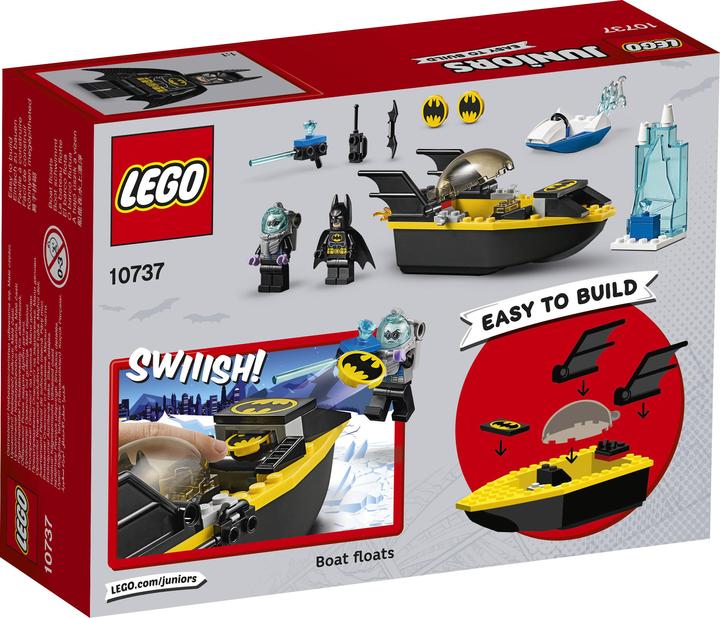 Actual product image LEGO Junior's Batman versus Mr. Freeze. (10737)