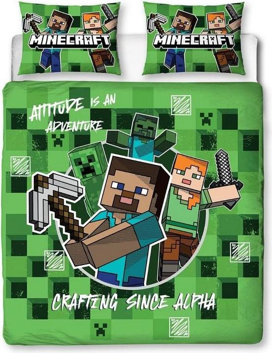 Produktbild Minecraft Bausteine BettwäscheSet