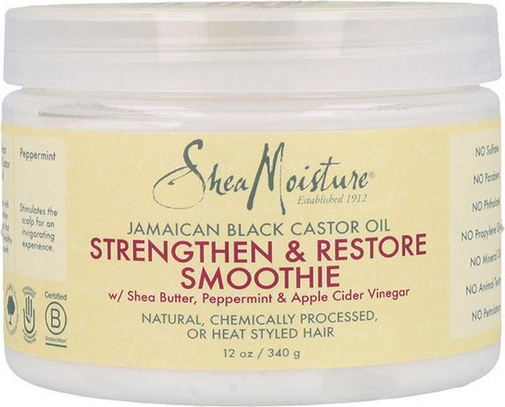 Image du produit Shea Moisture Masque capillaire à l'huile de karité et de castor noir (340 gr)
