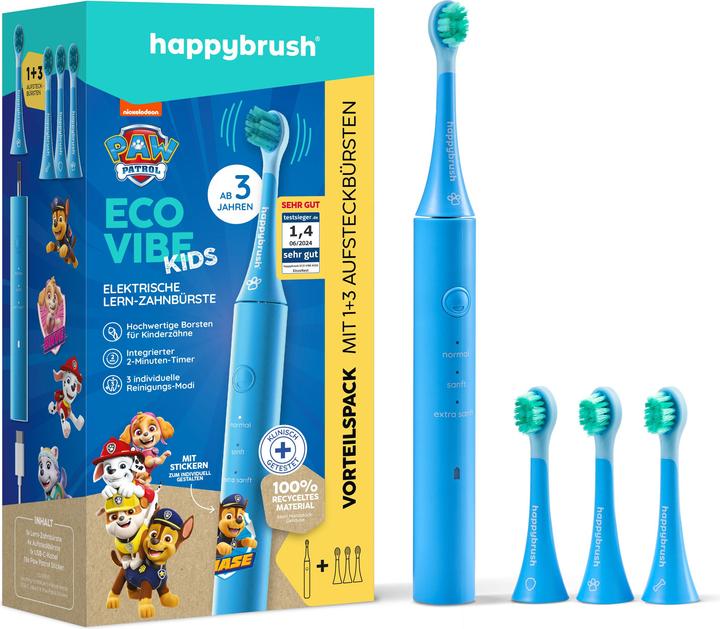happybrush Eco Vibe Kids Paw Patrol (Oszillierende Zahnbürste)