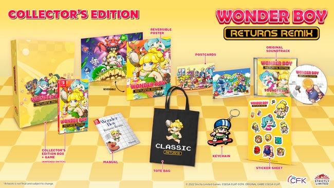 Actual product image Wonder Boy Returns Remix - Collector's Edition (Switch, Switch Lite, Switch OLED, EN)