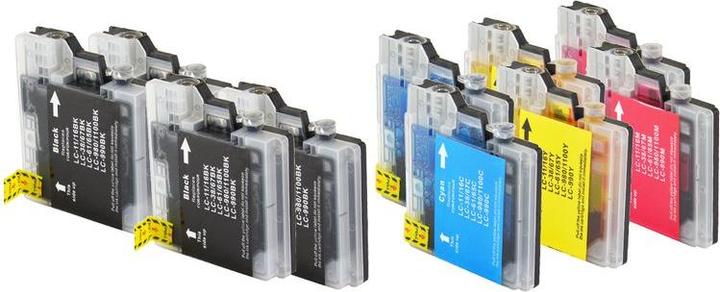 Produktbild Hermex Alternative Tintenpatrone zu Brother LC-1100 CMYK (M, C, Y, BK)