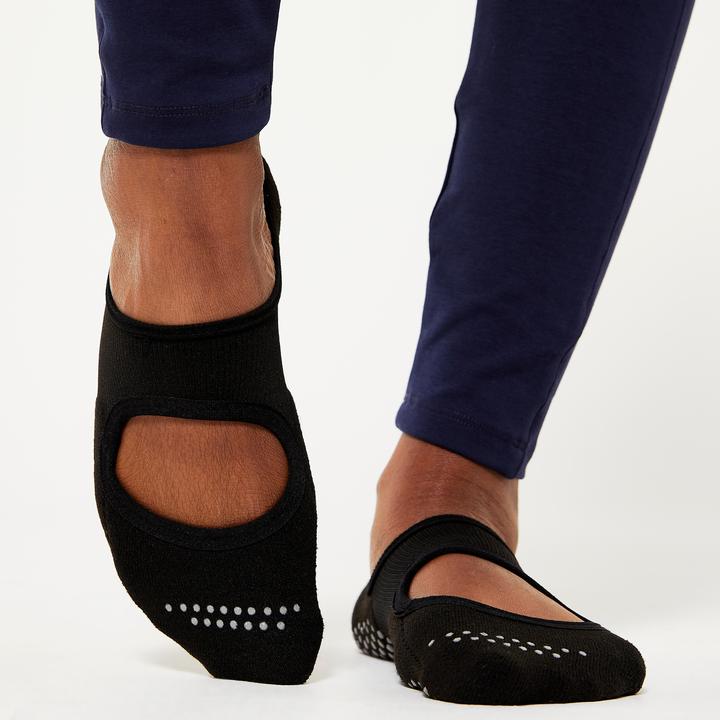 Image du produit Domyos Chaussettes de sport antidérapantes pour femmes - noir (35, 38)
