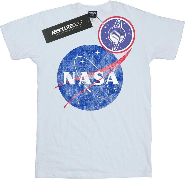 Nasa Classic Insignia Logo Distressed TShirt Mädchen