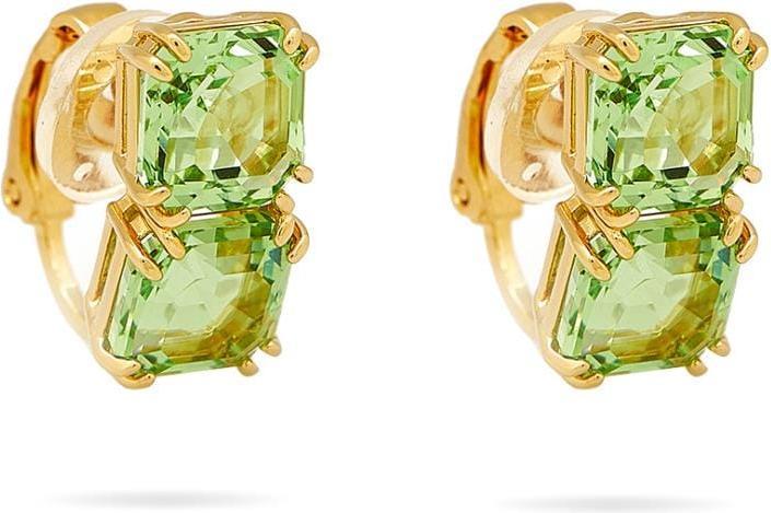 Swarovski Millenia Ohrclips Kissenschliff Gold (Swarovski Metall)