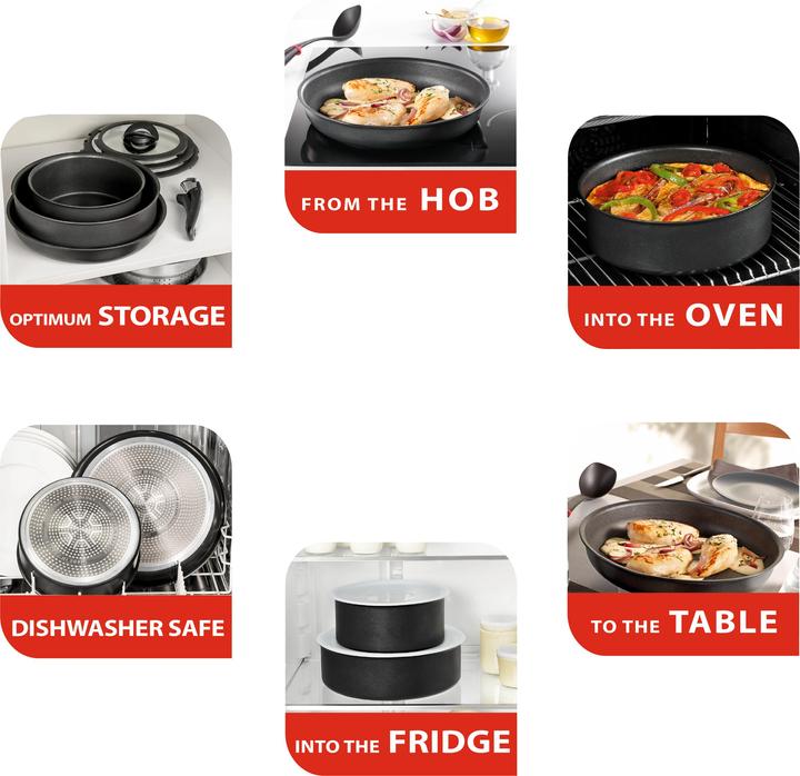Produktbild Tefal Ingenio Premium-Griff mit Edelstahleinlage (18.30 cm, Metall, Kunststoff)