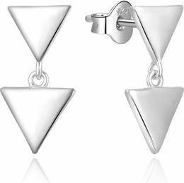 Moiss Stunning silver earrings with zircons E0002446 (L)