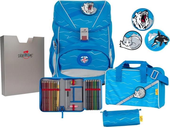 Derdiedas ErgoFlex Schulrucksack Set Polar (22 l)