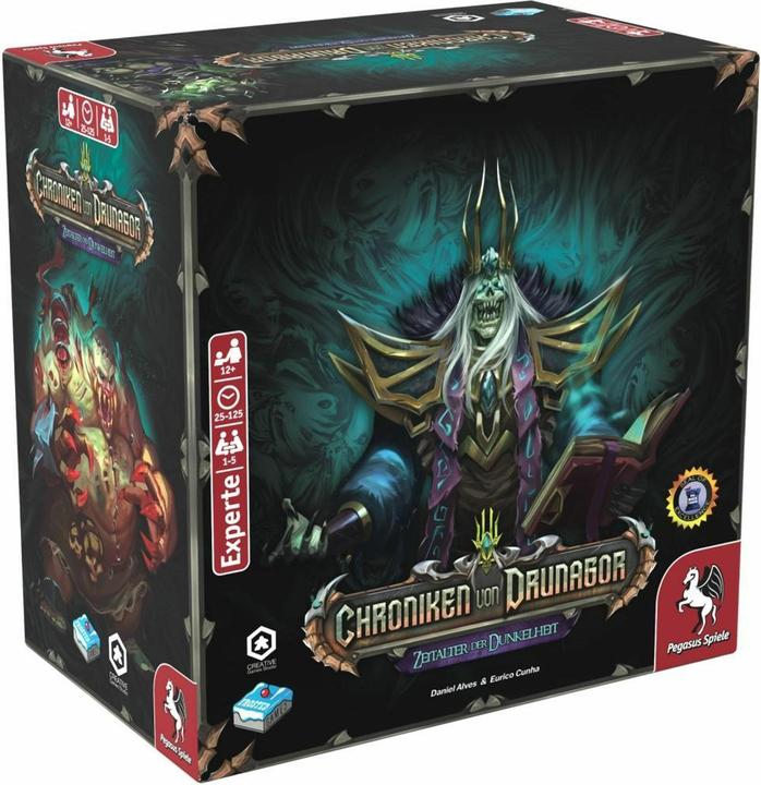Pegasus 57340G - Chroniques de Drunagor, jeu de plateau, pour 1-5 joueurs, à partir de 12 ans (DE edition). (Allemand)