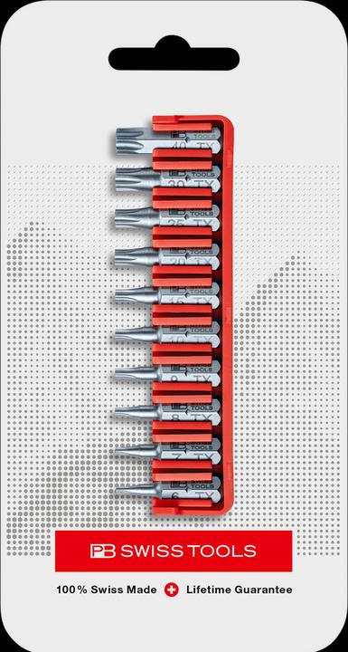 Produktbild PB Swiss Tools Bitset PB C6.703 CN BitBlock (TX15, TX20, TX10, TX 6, TX25, TX30, TX40, TX 8, TX 9, TX 7)