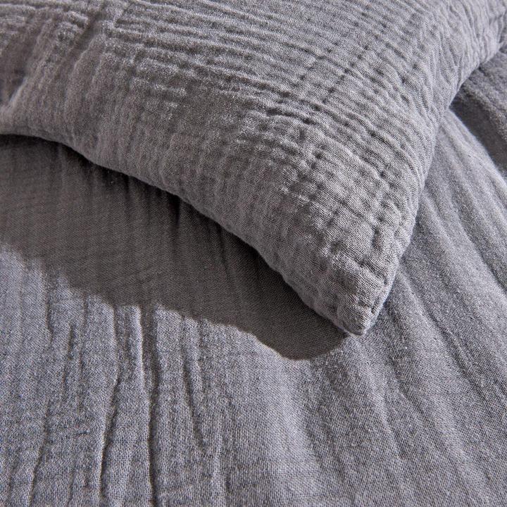 Produktbild Traumschlaf Delya Uni Musselin (Duvetbezug, 160x210 cm + 65x100 cm)