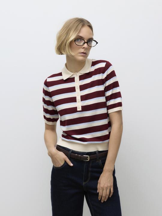 Produktbild Vero Moda AWSIKITA Gestricktes Poloshirt Polo (M)