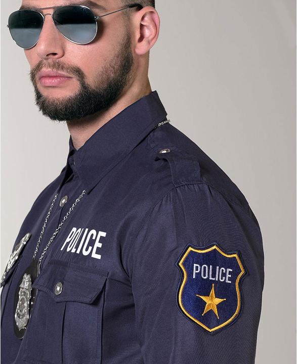 Produktbild Boland Polizei Hemd, Langarm, blau (50, 52)