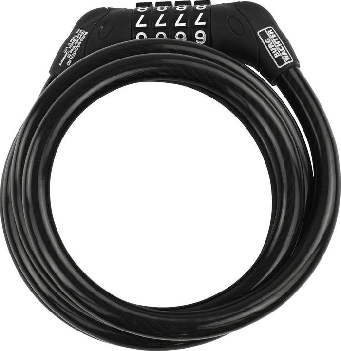 Actual product image Burg Wächter 1230 C 150 Spiral cable lock Black Combination lock (150 cm)