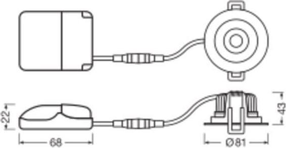 Actual product image Ledvance SP ADJ P 8W 940 PS DIM IP20 WT (720 lm)