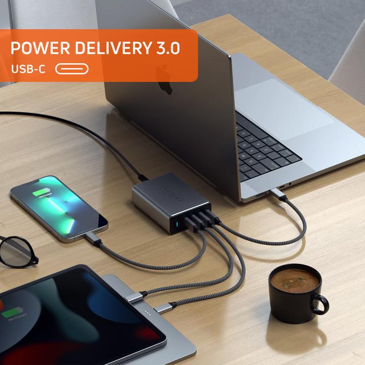 Actual product image Satechi 4-Port GaN Charger (165 W)