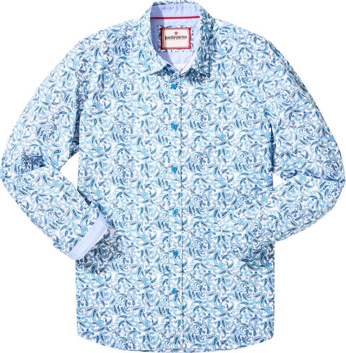 Actual product image Joe Browns Paisley Print Long Sleeve Shirt (S)