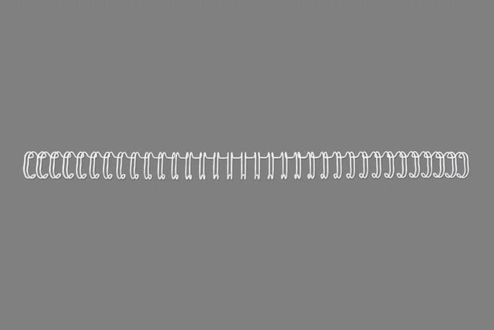 Actual product image GBC Wire binding spine 3:1 pitch