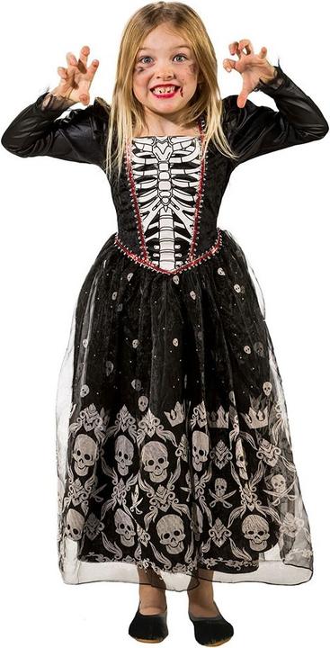 Produktbild Orlob Mädchen Halloween Kleid Totenkopf (152)