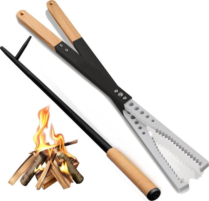Produktbild Haibeir Feuerzange und Feuerhaken-Set
