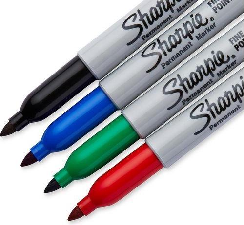 Actual product image Sharpie Permanent brand (Multicoloured, 0.90 mm, 4 x)