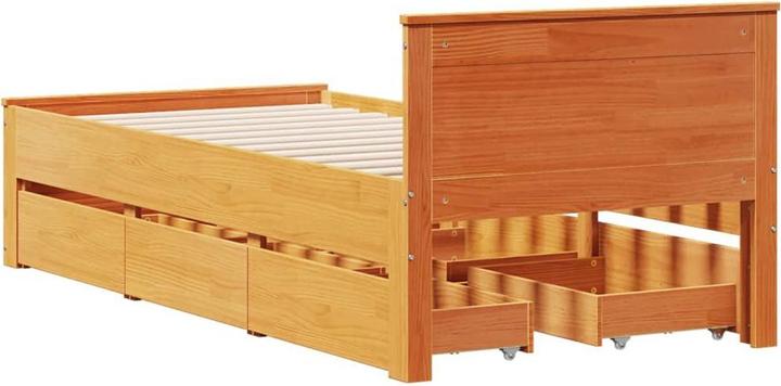 Produktbild VidaXL Bett ohne Matratze mit Kopfteil (90 x 200 cm)