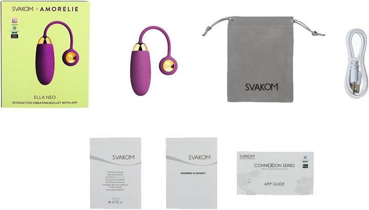 Actual product image Svakom Ella Neo AMORELIE Edition in Violet