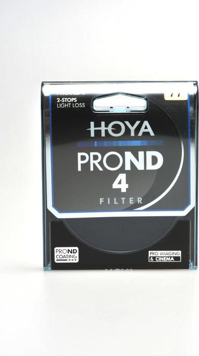Actual product image Hoya Pro ND4 Filter (55 mm, Neutral density filter, 55 mm)
