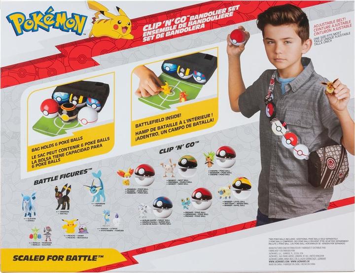 Actual product image Jazwares Pokémon Bandolier Set Premierbal